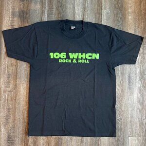 Vintage Black Rock and Roll Radio T-Shirt XLarge